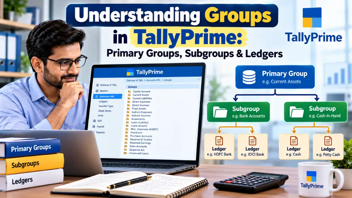 Groups in TallyPrime: Complete Guide to Ledger Groups & Subgroups